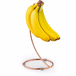 Avec ce support les bananes ont enfin leur place dans la cuisine. Il met de l’ordre mais aussi protège vos bananes de ces tac ...