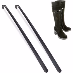 Avec ces longs chausse-pieds en set de 2, vous pourrez facilement enfiler vos chaussures en restant debout. Avec cet accessoi ...