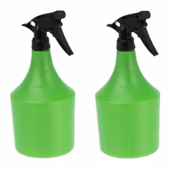 Relaxdays Vaporisateur 1L Lot de 2 Plantes Spray Fleurs Jardinage Brumisateur Gradué Arrosage vert/noir