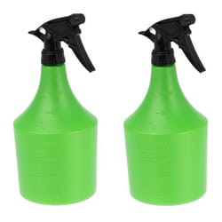 Relaxdays Vaporisateur 1L Lot de 2 Plantes Spray Fleurs Jardinage Brumisateur Gradué Arrosage vert/noir