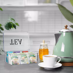 Relaxdays 10039734 coffret à thé
