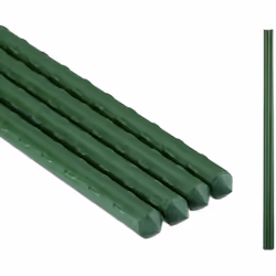 Avec ces piquets vert foncé en set pratique de 10 pièces, vous donnez plus de stabilité aux plantes. Les piquets de plantatio ...