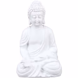 Cette statue représente Bouddha en position de méditation, un symbole de chance et de savoir. Son geste de la main, le "Varad ...