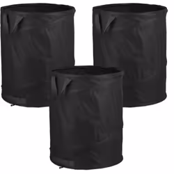 Ces 3 sacs à déchets verts étanches et résistants aux UV sont idéaux pour ramasser feuilles mortes, mauvaises herbes et autre ...