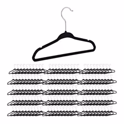 150x Cintres enfants set velours Cintres bébé décoratif chemises antidérapant crochet rotatif