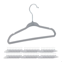 60x Cintres enfants set velours Cintres bébé décoratif chemises antidérapant crochet rotatif