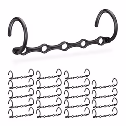 Cintres set de 20 gain de place crochet organiseur penderie cintre magique vertical & horizontal 37 cm noir