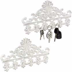 Ce porte-manteau en fonte est idéal pour votre entrée ou votre couloir et donne beaucoup de charme à votre décoration intérie ...