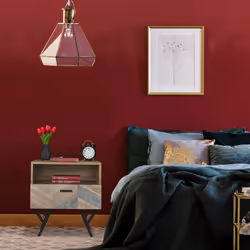 Table d'appoint salon et chambre à coucher avec tiroir, style industriel, console lit, HxLxP: 53 x 50 x 42 cm - Relaxdays