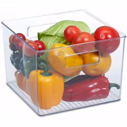 Faites un peu de rangement dans votre frigo grâce à cet organiseur pratique ! Son design transparent vous permet de voir l’ét ...