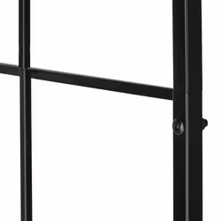Relaxdays Arche à rosiers en métal, portail de jardin, HxLxP : 224 x 110 x 41 cm, rétro, tuteur plantes grimpantes, noir - Vue supplémentaire 7