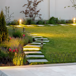 Bordure de jardin en métal, HxL : 29,5x172 cm, clôture à planter, extérieur, 4 éléments, style arqué, noir - Relaxdays
