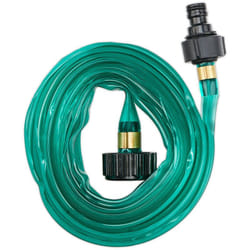 Relaxdays - Tuyau d'arrosage, système d'irrigation plat, longueur : 3 m, arrosage uniforme, prêt pour raccordement, vert