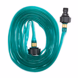 Relaxdays Tuyau d’arrosage système d’irrigation plat longueur : 5 m arrosage uniforme prêt pour raccordement vert