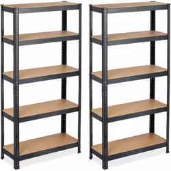 L'étagère à charge lourdeoffre beaucoup d'espace pour garder les choses en ordre. En tant qu'étagère decave ou d'atelier, dan ...