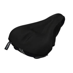 Relaxdays Housse selle de vélo rembourrée agréable couvre-selle étroit pour VTT vélo de course étanche noir