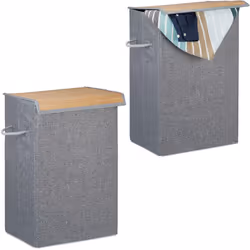 Craquez pour ce panier à linge pour votre salle de bain, cuisine ou cave.Ce coffre à linge a une grande capacité et est facil ...