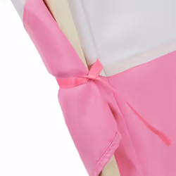 Tente pour enfants, unisexe, pour intérieur et extérieur, HxLxP : env. 92x120x86 cm, blanc et rose - Relaxdays - Vue supplémentaire 6