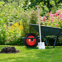 Relaxdays Roue de brouette 3.50-8, pneumatique, jante en acier, charge maximale : 100 kg, avec valve, noir/rouge