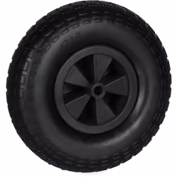 Votre roue de brouette vient de rendre l’âme ? Pas de panique, nous avons la solution ! Cette roue increvable sans air reste  ...
