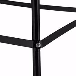 Trellis pyramide, 204 m de hauteur, Support pour plantes grimpantes, en métal, stable, tour pour rosier, noir - Relaxdays - Vue supplémentaire 6