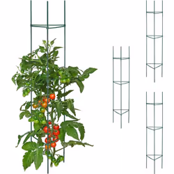 Avec ce lot de 4 tuteurs à tomates, vous pouvez offrir à vos plantes grimpantes le soutien nécessaire pour pousser harmonieus ...
