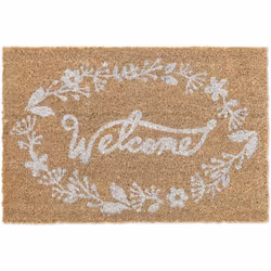 Accueillez vos invités comme il se doit grâce à ce joli paillasson ! Avec son design floral et son inscription accueillante, ...