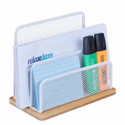 Le temps où votre bureau était en bazar est désormais révolu ! Non seulement vous pouvez ranger vos lettres dans ce porte-doc ...