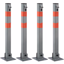 Ce poteau de parking en lot de 4 vous permet de garder votre place de parking et éloigne les intrus. Que ce soit pour entrer, ...