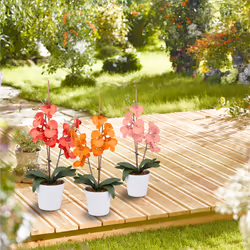 Bagues de tuteurage, 300 pièces, plastique, fixation pour plantes, diamètre de 2,5 cm, tomates, vert - Relaxdays