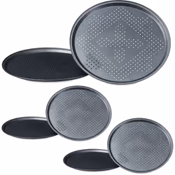 Avec ce lot de plaques de cuisson pour pizza vous pouvez préparer jusqu'à 6 pizza en même temps. Il vous suffit de déposer le ...