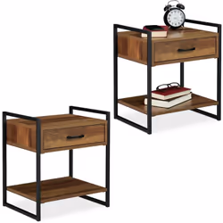 La commode de nuit moderne à tiroir est exactement ce qu’il vous faut si vous appréciez lire un peu ou vérifier votre télépho ...