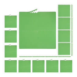 40x Tapis de sport 60 x 60 cm EVA surface totale 15 m² protection pour appareils de fitness vert