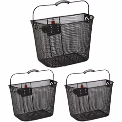 Ce panierde guidon en lot de 3 est tout aussi parfait pour une utilisationquotidienne que pour les longues randonnées à vélo ...