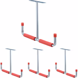 Votre garage est encombré par votre équipement sportif, vos outils et vos pièces de rechange ? Optez pour ce lot de 4 porte-o ...