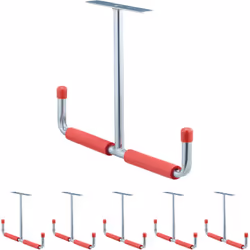 Votre garage est encombré par votre équipement sportif, vos outils et vos pièces de rechange ? Optez pour ce lot de 6 porte-o ...