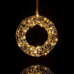 Cette belle couronne à LED blanches est idéale si vous souhaitez apporter une ambiance confortable et cosy à votre intérieur ...