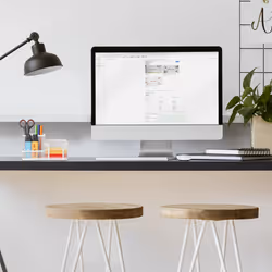 Relaxdays - Organiseur bureau, 3 compartiments, aspect maille, hlp : 10 x 18,5 x 9,5 cm, bloc mémo et porte-stylos, blanc
