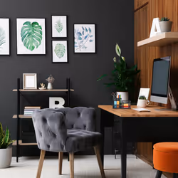 Relaxdays - Organiseur bureau, 3 compartiments, design maille, métal, HxLxP: 10 x 18,5 x 9,5 cm, anthracite