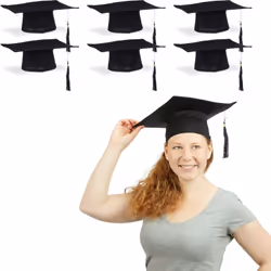 Chapeau américain de fin d’études noir pour les futurs diplômés : de licence, master, écoles, universités etc. Faites de votr ...