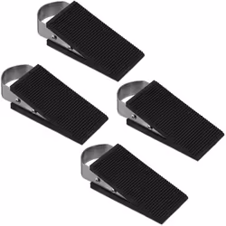 Ces cale-portes pratiques, en lot de 4, sont parfaits pour empêcher les portes de claquer ou de se fermer accidentellement. L ...