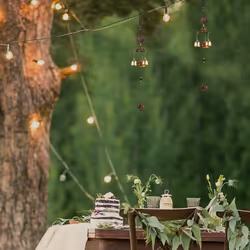 Relaxdays - Carillon à vent, en lot de 2, déco Feng Shui, suspendre, pour intérieur et extérieur, doré et noir - Vue supplémentaire 5