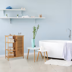 Relaxdays 10044713 étagère murale de salle de bain