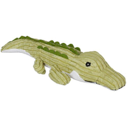 Relaxdays - Butoir de porte, crocodile, en tissu, rempli de sable, cale-porte, animal, pour le sol, 8 x 45 x 16 cm, vert