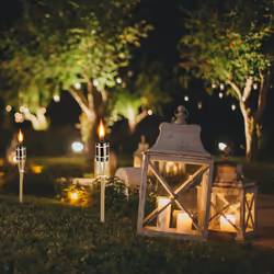 Relaxdays 10044855 torche de jardin