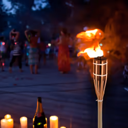 Relaxdays 10044855 torche de jardin
