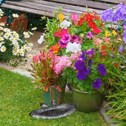 Relaxdays - Bain d'oiseaux en fonte de fer, décoration pour le jardin, h x l x p : 6,5 x 24 x 12,5 cm, argenté