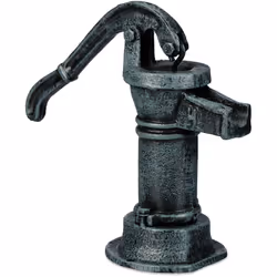 Dotez votre jardin d’une décoration vintage avec cette superbe pompe à bras manuelle ! Cet accessoire décoratif en fonte conv ...