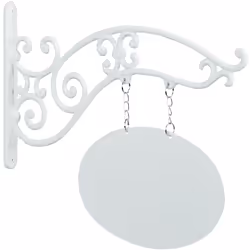 Grâce à son design nostalgique, cette jolie plaque en fonte de fer fera sensation. Elle est facile à personnaliser : prenez u ...