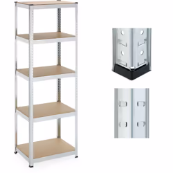 L'étagère à charge lourde offre un espace de rangement spacieux afin de garder votre intérieur en ordre. Comme étagère de cav ...